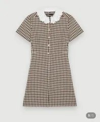 マージュ maje CHECK ミニ ドレス 出品