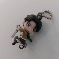 進撃の巨人 ガチャ キーホルダー フィギュア スイング 兵長 - メルカリ