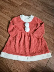 クリスマス サンタ服 ONE PIECE 110 (状態良し)