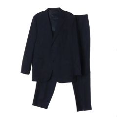 PAZZO メンズ ストライプ スーツ セットアップ ブラック A5 - メルカリ