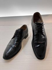 新品未使用 BARKER バーカー プレーントゥ 黒 25EE - メルカリ