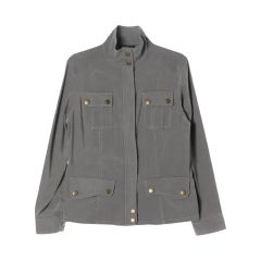 Ujoh】2019ss WHITE ストライプ アシンメトリー ジャケット - メルカリ