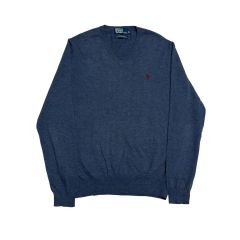 Polo by Ralph LaurenダメージニットボロニットバーガンディXL - メルカリ