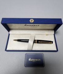 ウォーターマン カレン ブラックシー CT F 細字 18k インクセット