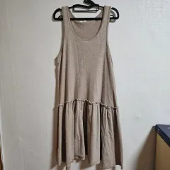 ヴィンテージ レイヤード ノースリーブ ONE PIECE 森ガール (着用画像 あり)
