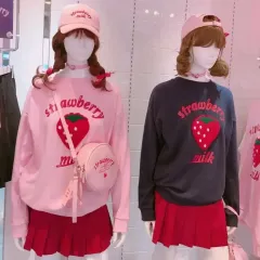 CHUU 츄 いちごミルク スウェット