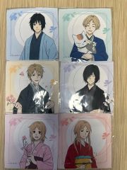 銀魂 ヴィレッジヴァンガード 和ポップ スクエア缶バッジ 6種セット