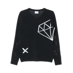 CASTELBAJAC (WOMEN - S) グラフィック ラウンド ニット トップスのサムネイル