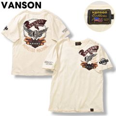 バンソン VANSON ウイング スター Tシャツ ナチュラル XXL 未使用 