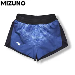 【美品】 ミズノ MIZUNO トラッククラブ MTC レーシングパンツ ショーツ ショートパンツ ムーブクロス 陸上競技 M 総柄 ネイビー スポーツ ウェア トレーニング 運動 競技 メンズ
