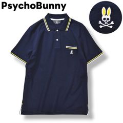 サイコバニー」新品 ベア天竺素材 ビッグバニー ストレッチポロシャツ