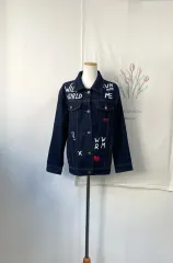 ペイントレタリング デニムジャケット