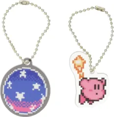 星のカービィ 夢の泉の物語 1. スターロッド&ナイトメアパワーオーブ アクリルキーホルダー