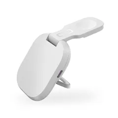 CIO NovaWave 3Way ワイヤレス充電器 3in1マグネット 最大7.5W iPhone 17 / Air / 16 / 15 / 14 / 13 / 12 / AppleWatch AirPods 充電器 スマホスタンド (ホワイト) 1