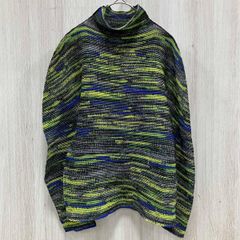 me ISSEY MIYAKE 長袖カットソー トップス ワッフルプリーツ 総柄