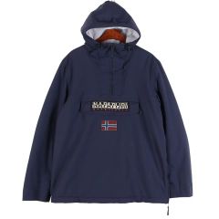 NAPAPIJRI マウンテンパーカー プルオーバー ブルー - メルカリ