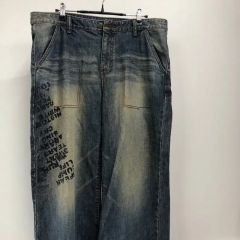 00s 超極太 arme バギーデニム HIPHOP B系 y2k ギミック - メルカリ