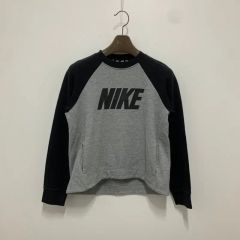 NIKE ゴツナイキ スウェット トレーナー S グレー×ネイビー メンズ