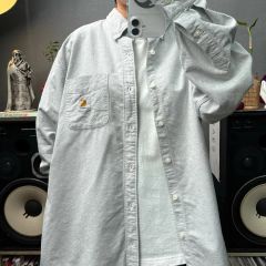 Carhartt S/S Hinton Polo XL ネイビー/ホワイト - メルカリ
