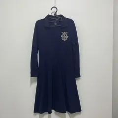 ポロ ニットワンピース