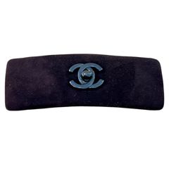 美品 CHANEL 希少 チョコバー ココマーク バレッタ CHANEL - シャネル ココマーク バレッタ プラスチック レディース