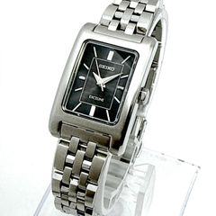 SEIKO 自動巻き スクエア ブラック 海外モデル D−CUBE - メルカリ