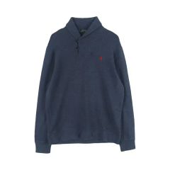 美品✨ ポロ ラルフローレン ショールカラー ニット セーター 茶 