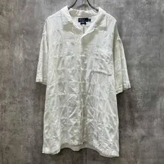 90s POLO RALPH LAUREN パッチワークシャツ C OLDWELL size XXL ホワイト ポロラルフローレン