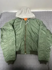 S 16FW VETEMENTS ヴェトモン 初期 WHO フード ブルゾン MA-1 ジャケット OGのサムネイル