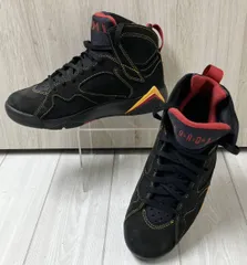 NIKE AIR JORDAN 7 RETRO CU9307-081 ナイキ スニーカー 25.5cm US7.5 UK6.5 ブラック イエロー レッド メンズ レディース シューズ