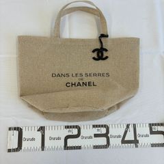 CHANEL ノベルティ リネン素材 トートバッグ ジュート素材 エコバッグ