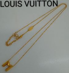 ARZ11 ルイヴィトン 極美品 LV＆ME ネックレス ゴールド金具 Mモチーフ 