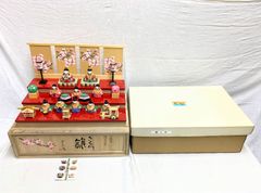 奈良 一刀彫 神泉刀 雛壇 五段雛人形 十五人揃 - メルカリ