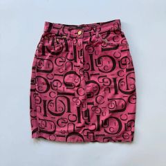 GUCCI ✨トムフォード期✨ レザースカート フロントスリット 羊革 38