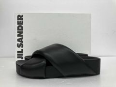 ほぼ新品裏張り済み Jil Sander ジルサンダー クロスストラップ