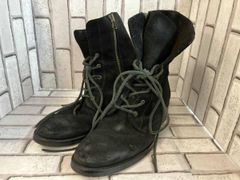 BUTTERO スウェードブーツ ヒールブーツ ダークグレー - メルカリ