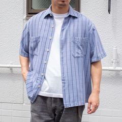 60s vintage GLENN-GREGG 織りネップ カスリ 半袖シャツ 60s vintage GLENN-GREGG 織りネップ カスリ 半袖シャツ - メルカリ