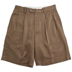 colon コロン タック入り ナイロン ショートパンツ ブラウン - メルカリ