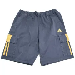 adidas アディダス イージーカーゴショートパンツ スポーツ ネイビー(メンズ L)中古 古着 Y0396