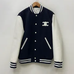 【加古川店】 中古 CELINE | セリーヌ スタジャン Teddy Varsity Jacket In Textured Wool 国内正規品 2V29V29V896C.07MR ブラック サイズ：36 【108】のサムネイル