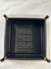 WAKO 和光　レザートレイ　アクセサリートレイ　小物入れ【店舗管理番号ｍ】のサムネイル