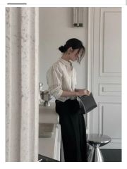 1回のみ着用】Geometric Lace Blouse 白 - メルカリ