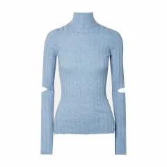 HELMUT LANG カットアウト ウール ニット Sのサムネイル
