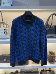 百貨店購入/2XL Louis Vuitton ルイヴィトン LV ドーブ キルトトラックスーツ ジップアップ ウールカーディガンのサムネイル