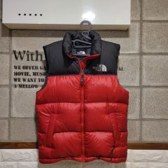 ✨値下げ中✨ノースフェイス ヌプシ ダウン ベスト 赤/黒 ND91309