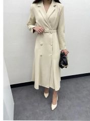 L'Or 】sleeveless coat dress ワンピース ジレ | Mercari