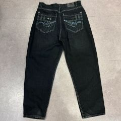 seyto サイズ2 / ハンドペイントワイドバギーデニムパンツ seyto サイズ2 / ハンドペイントワイドバギーデニムパンツ - メルカリ