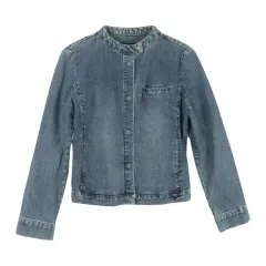 GUESS (WOMEN - L) コットン チャイナネック デニムジャケットのサムネイル