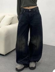 moussy NARROWED HEM コクーンストレート デニム パンツ0 - メルカリ