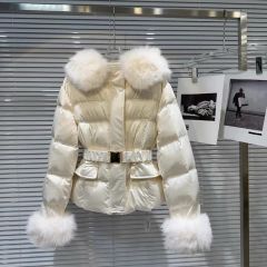美品】DENHAM フェイクファー ジャケット Fサイズ - メルカリ